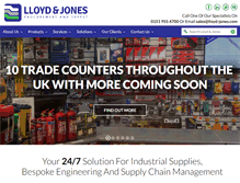 Tablet Screenshot of lloyd-jones.com